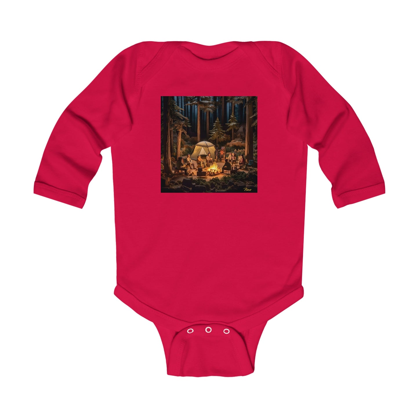 Under The Starry Skies Series Print #4 Infant Long Sleeve Bodysuit