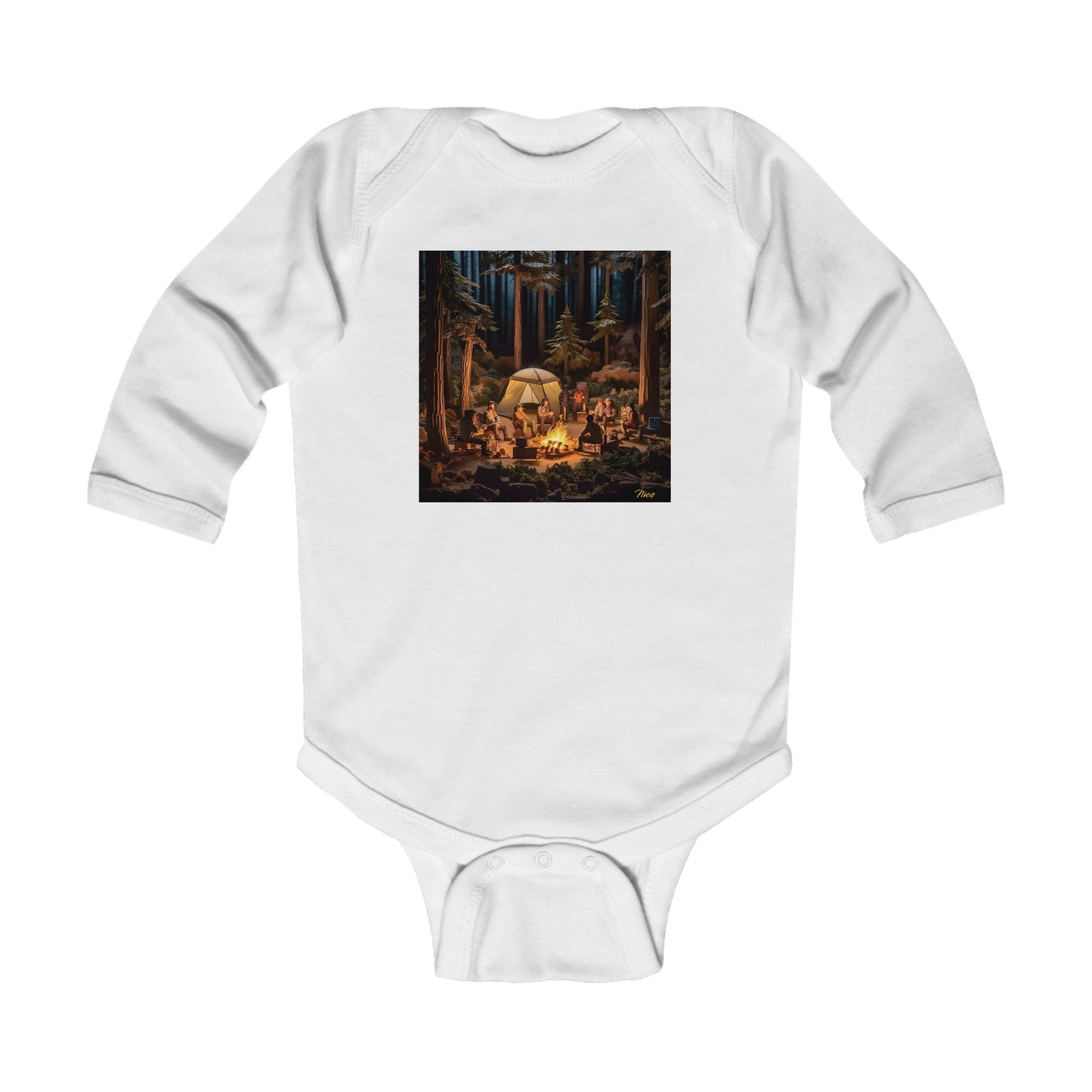 Under The Starry Skies Series Print #4 Infant Long Sleeve Bodysuit