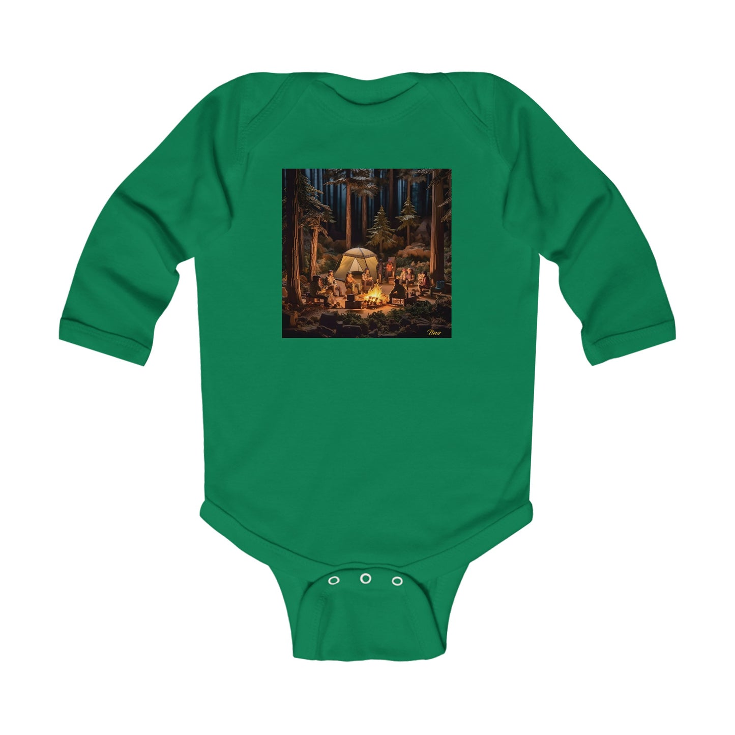 Under The Starry Skies Series Print #4 Infant Long Sleeve Bodysuit