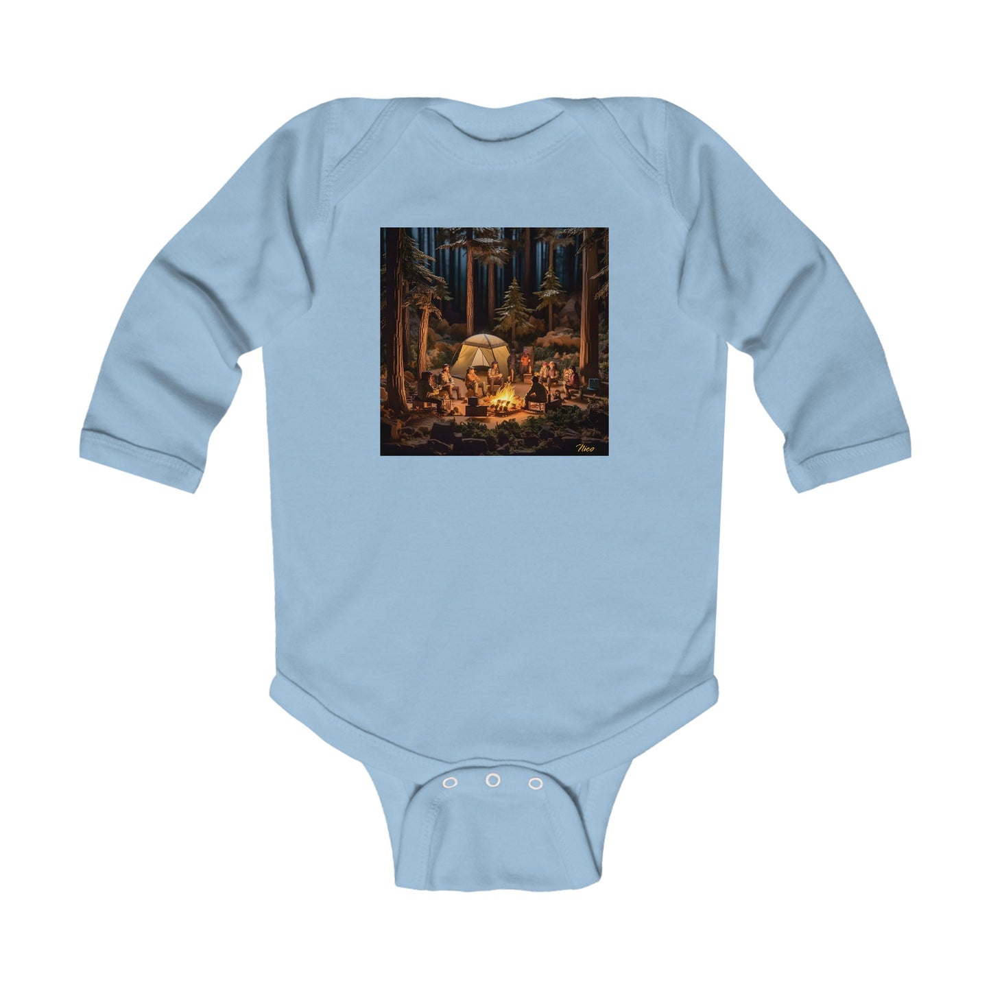 Under The Starry Skies Series Print #4 Infant Long Sleeve Bodysuit