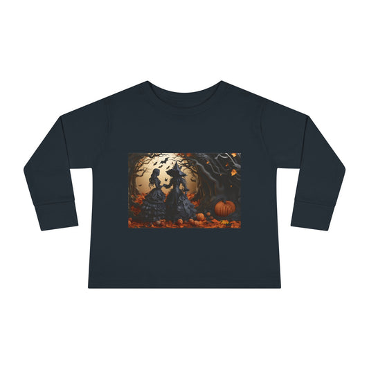 Halloween 2024 Series Print #9 Toddler Long Sleeve Tee