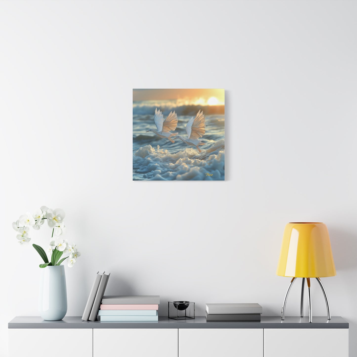 By The Seaside Series Print #5 - Streched Matte Canvas Print, 1.25" Thick