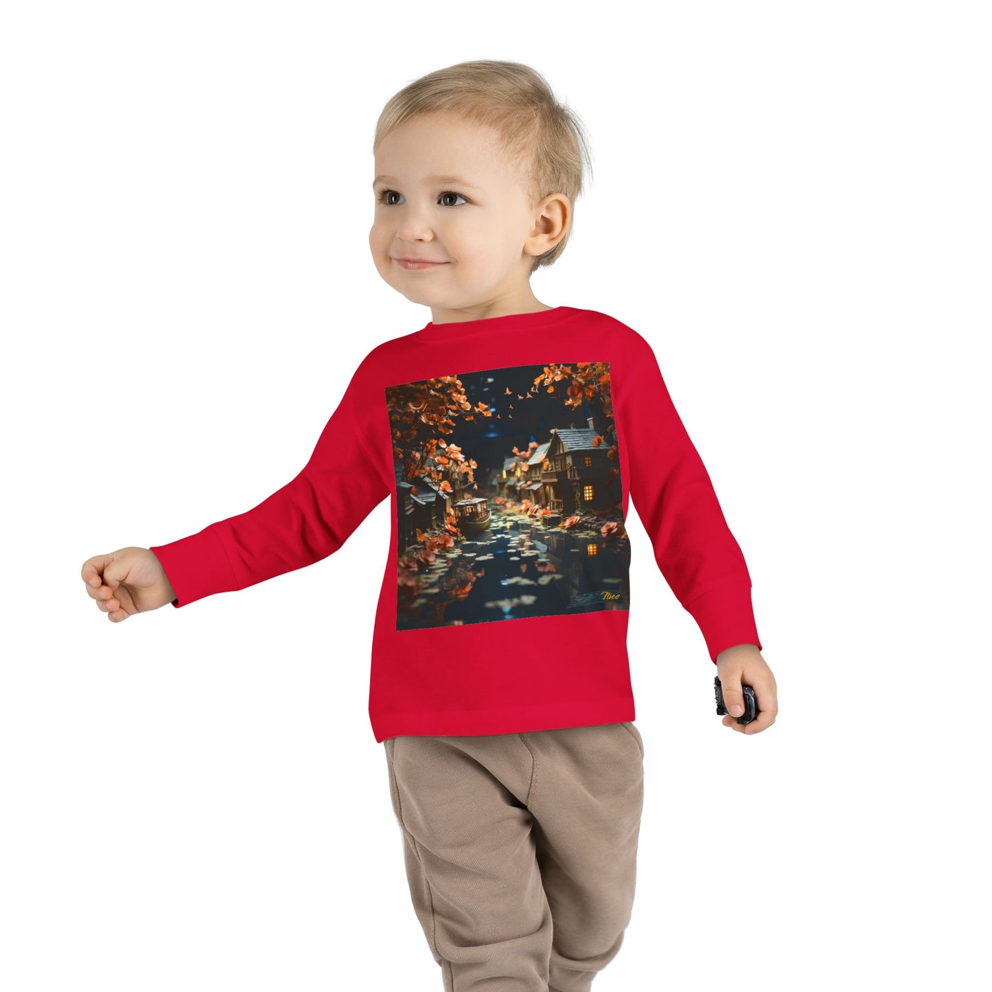 Born On A Bayou Series Print #7 Toddler Long Sleeve Tee