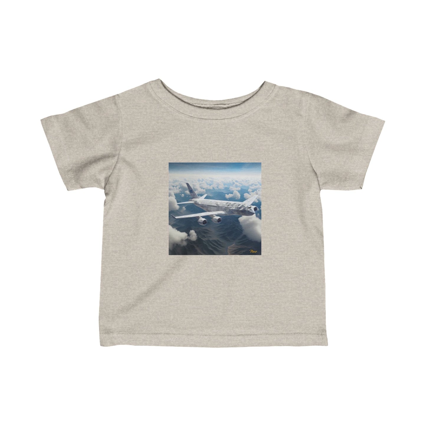 Frequent Flyer Miles Series Print #7 Infant Fine Jersey Tee