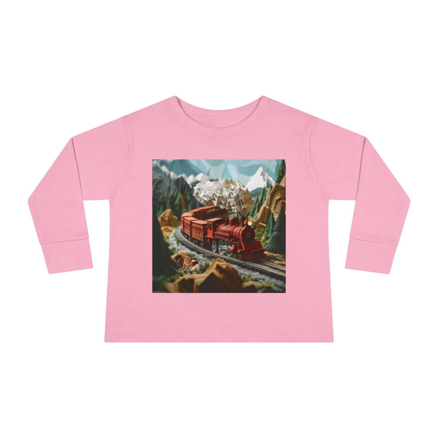 Orient Express Series Print #3 Toddler Long Sleeve Tee