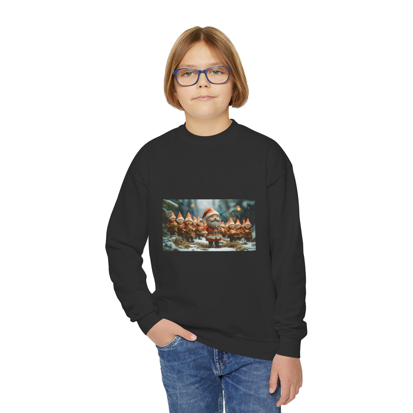 Chirstmas 2024 Series Print #4 Youth Crewneck Sweatshirt