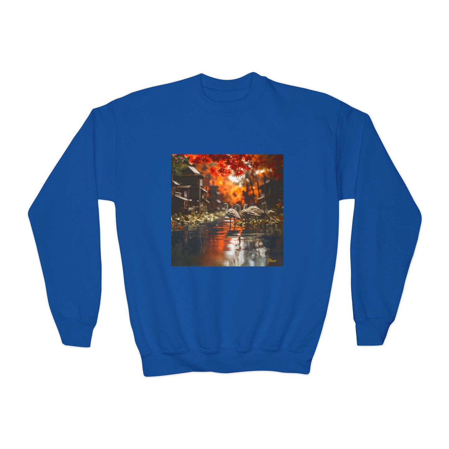 Born On A Bayou Series Print #8 Youth Crewneck Sweatshirt