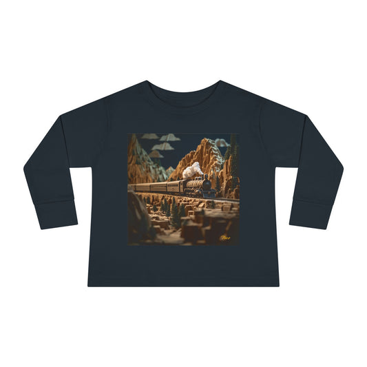 Orient Express Series Print #9 Toddler Long Sleeve Tee