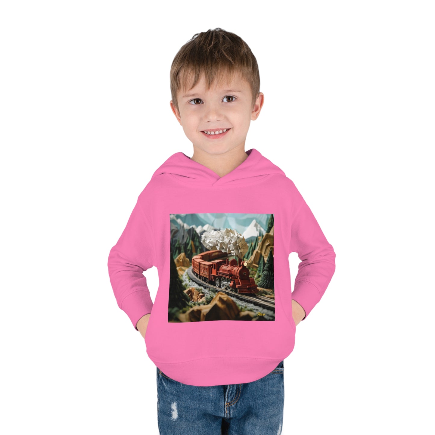 Orient Express Series Print #3 Toddler Pullover Fleece Hoodie