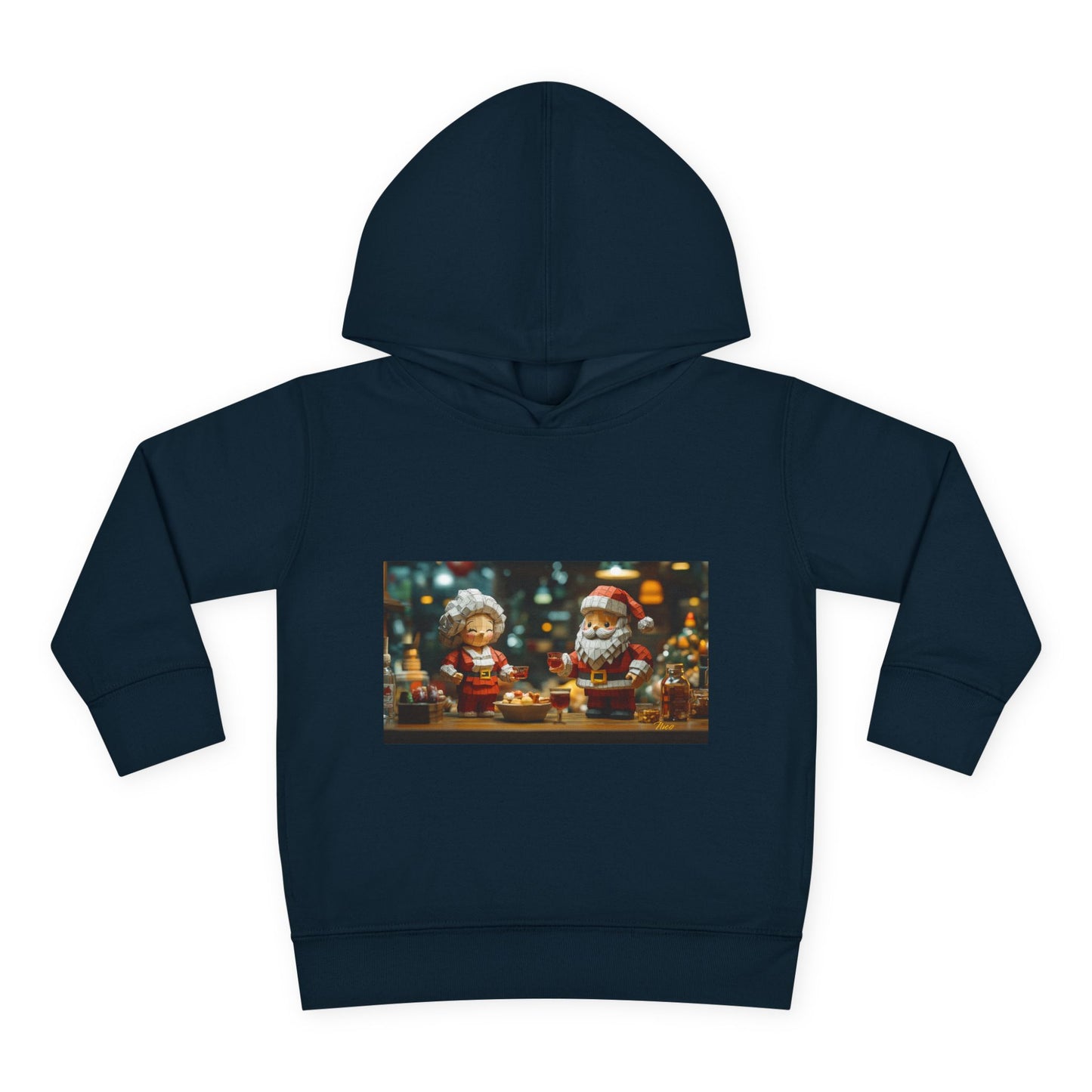 Chirstmas 2024 Series Print #2 Toddler Pullover Fleece Hoodie