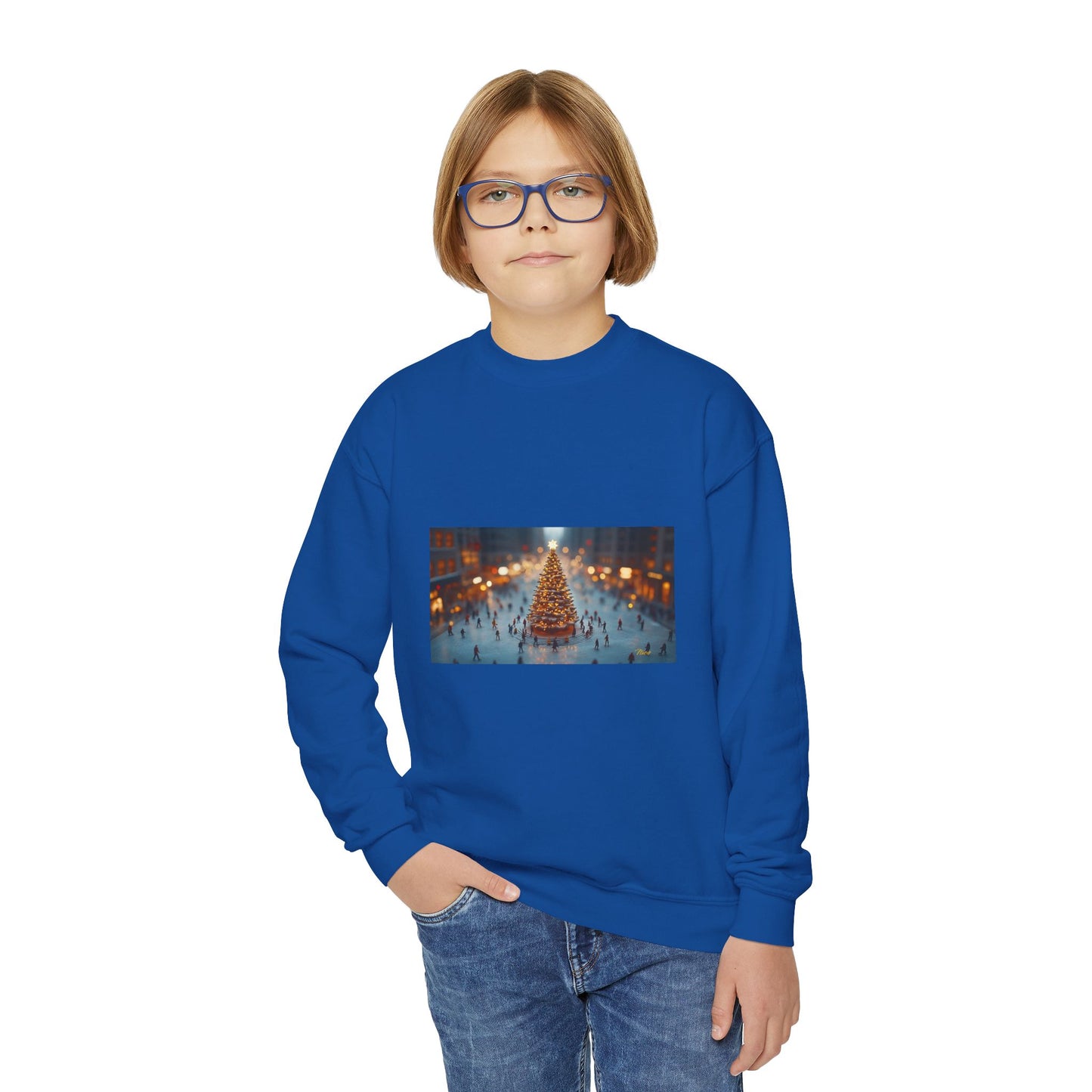 Chirstmas 2024 Series Print #7 Youth Crewneck Sweatshirt