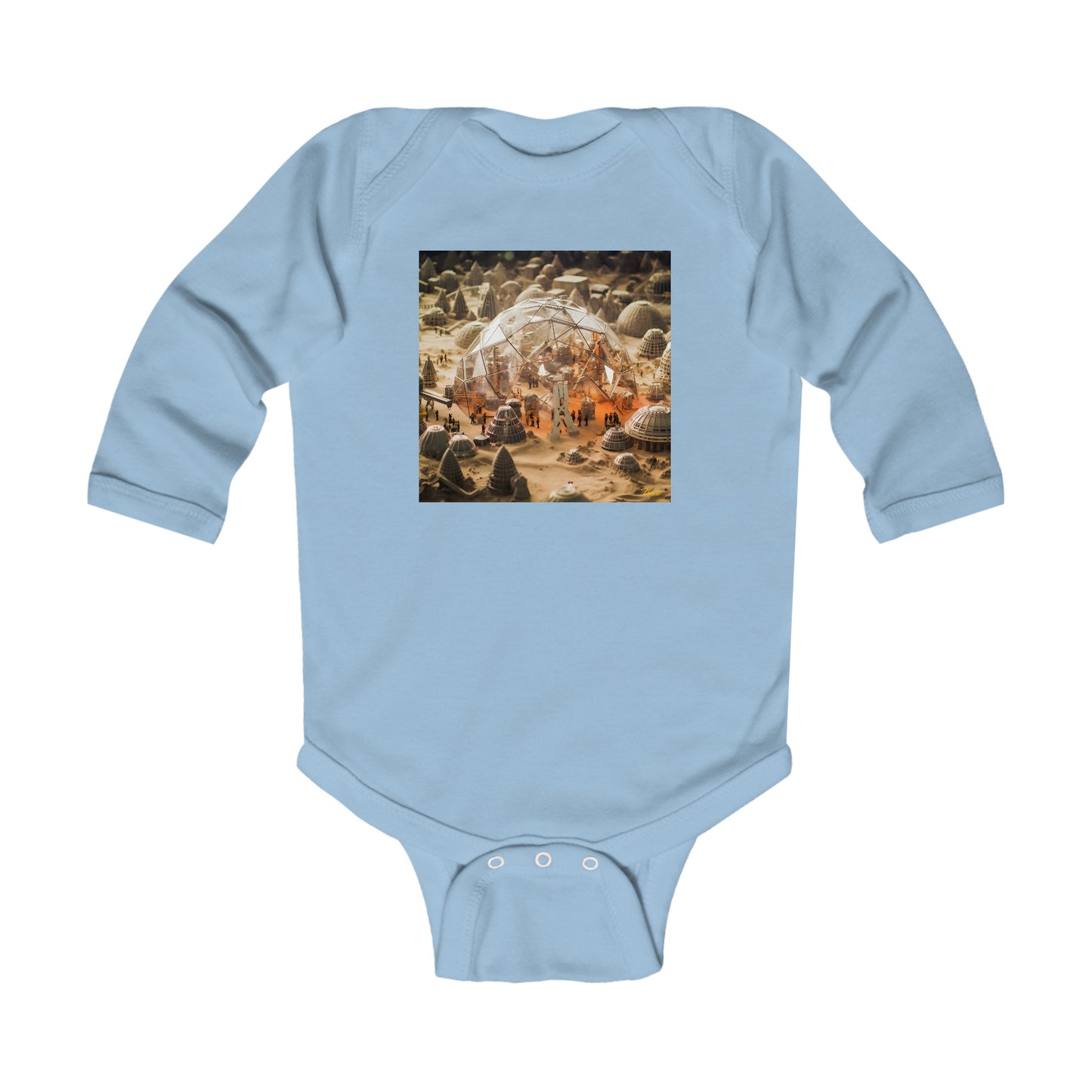 Elons' Dream Series Print #9 Infant Long Sleeve Bodysuit