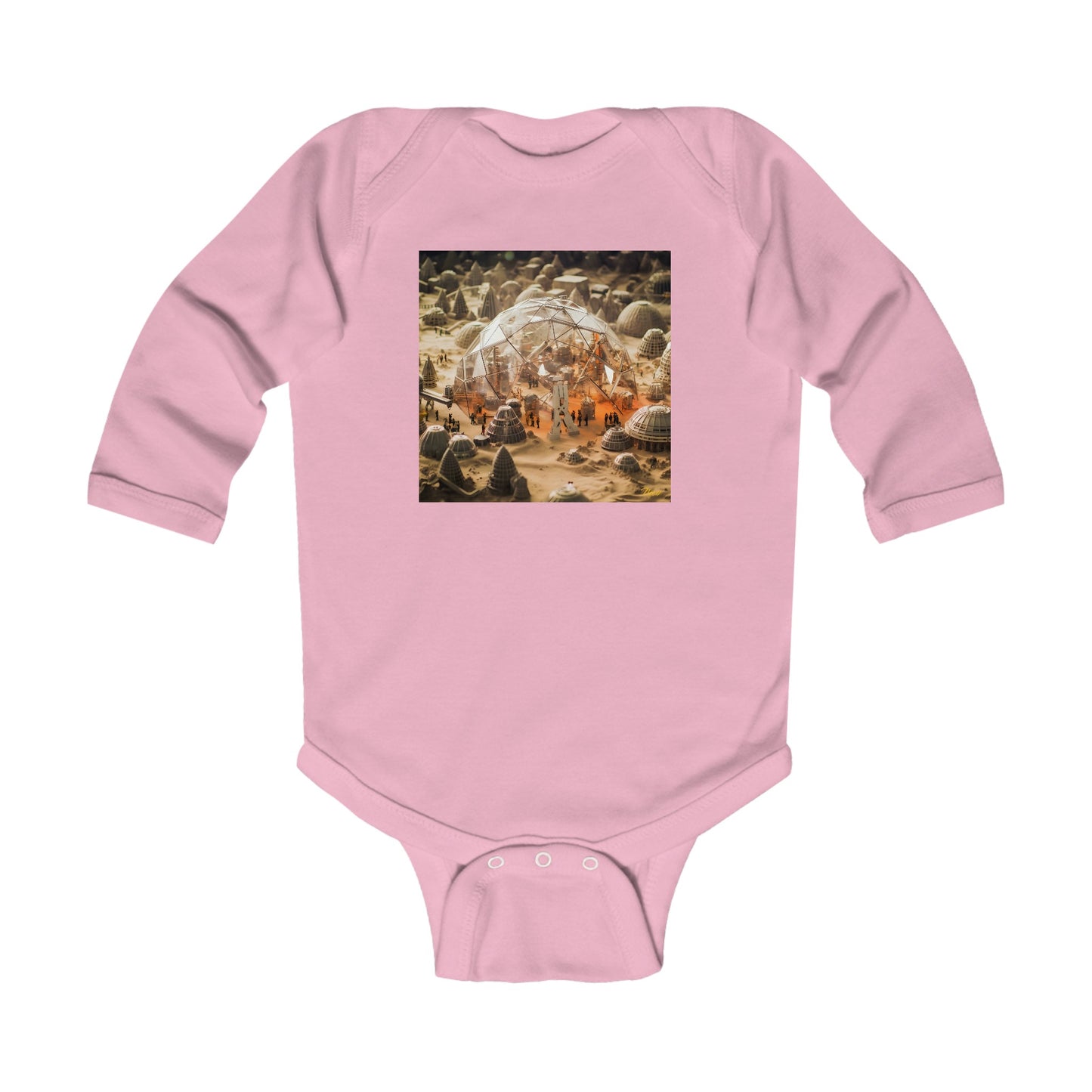 Elons' Dream Series Print #9 Infant Long Sleeve Bodysuit