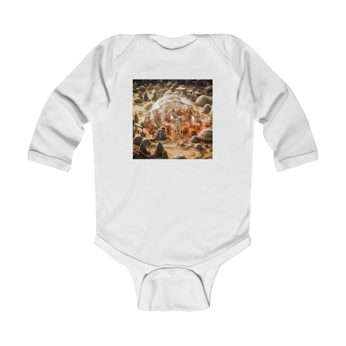 Elons' Dream Series Print #9 Infant Long Sleeve Bodysuit