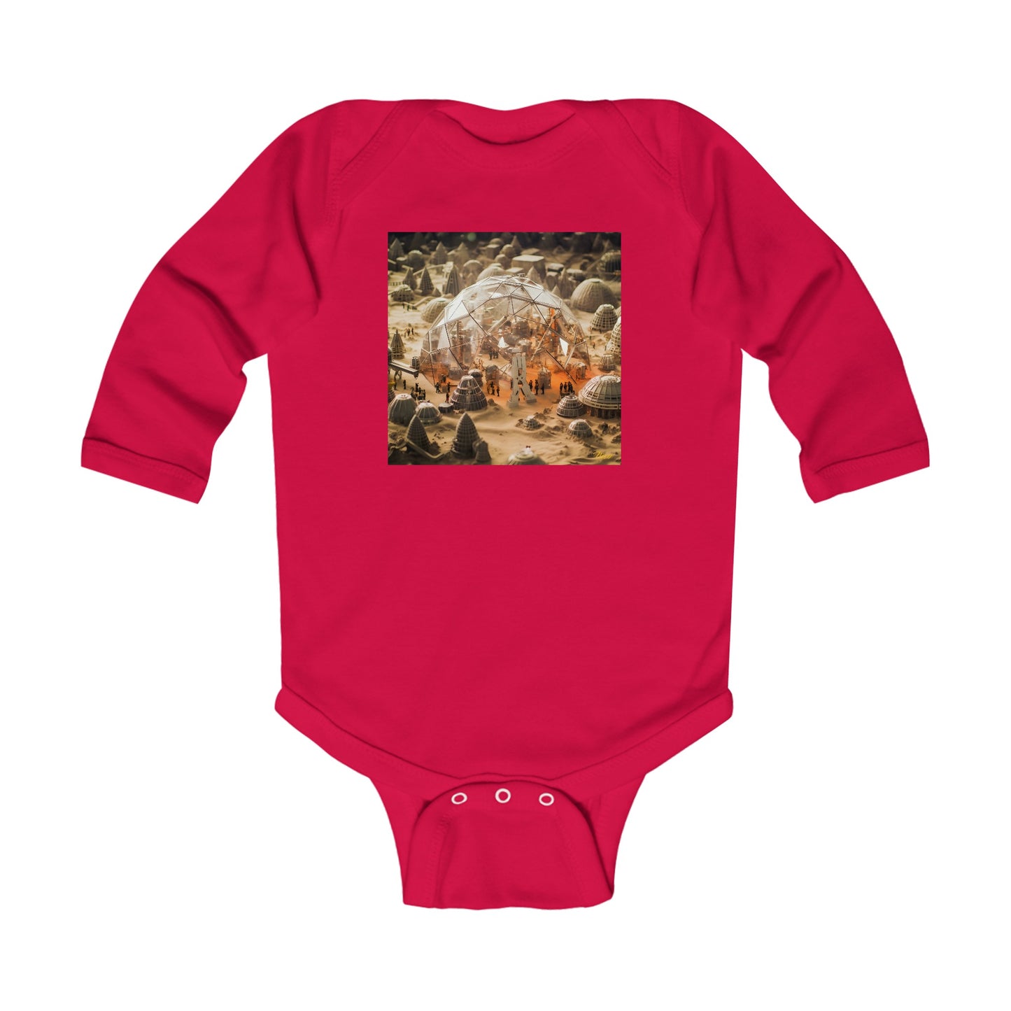 Elons' Dream Series Print #9 Infant Long Sleeve Bodysuit