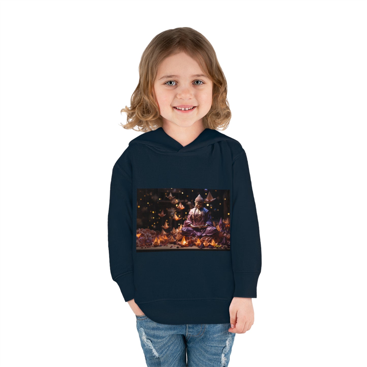 Ascending Buddah Series Print #6 Toddler Pullover Fleece Hoodie