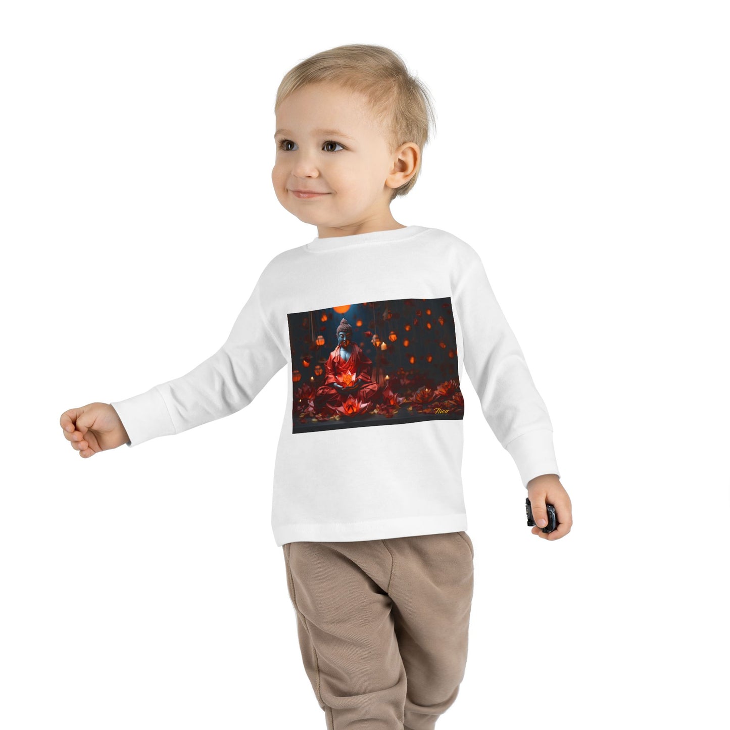 Ascending Buddha Series Print #2 Toddler Long Sleeve Tee