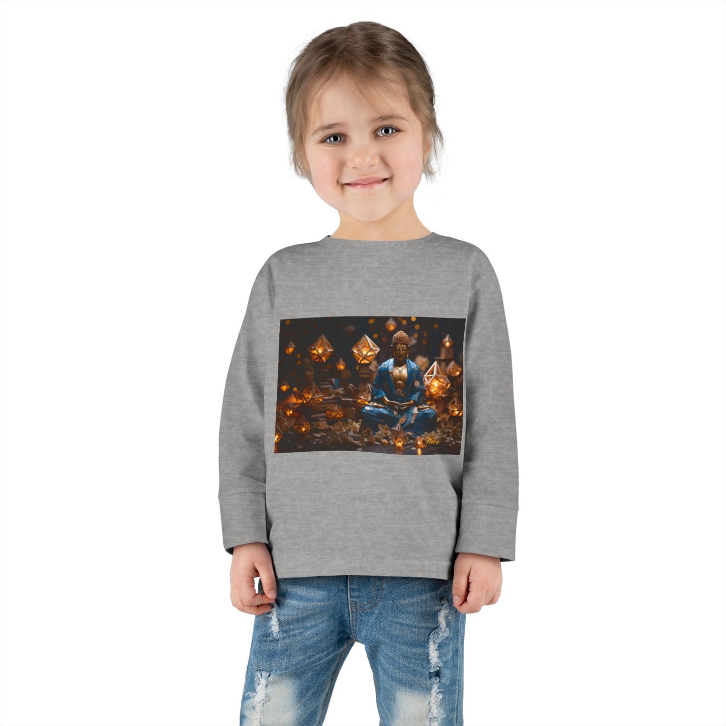 Ascending Buddha Series Print #3 Toddler Long Sleeve Tee