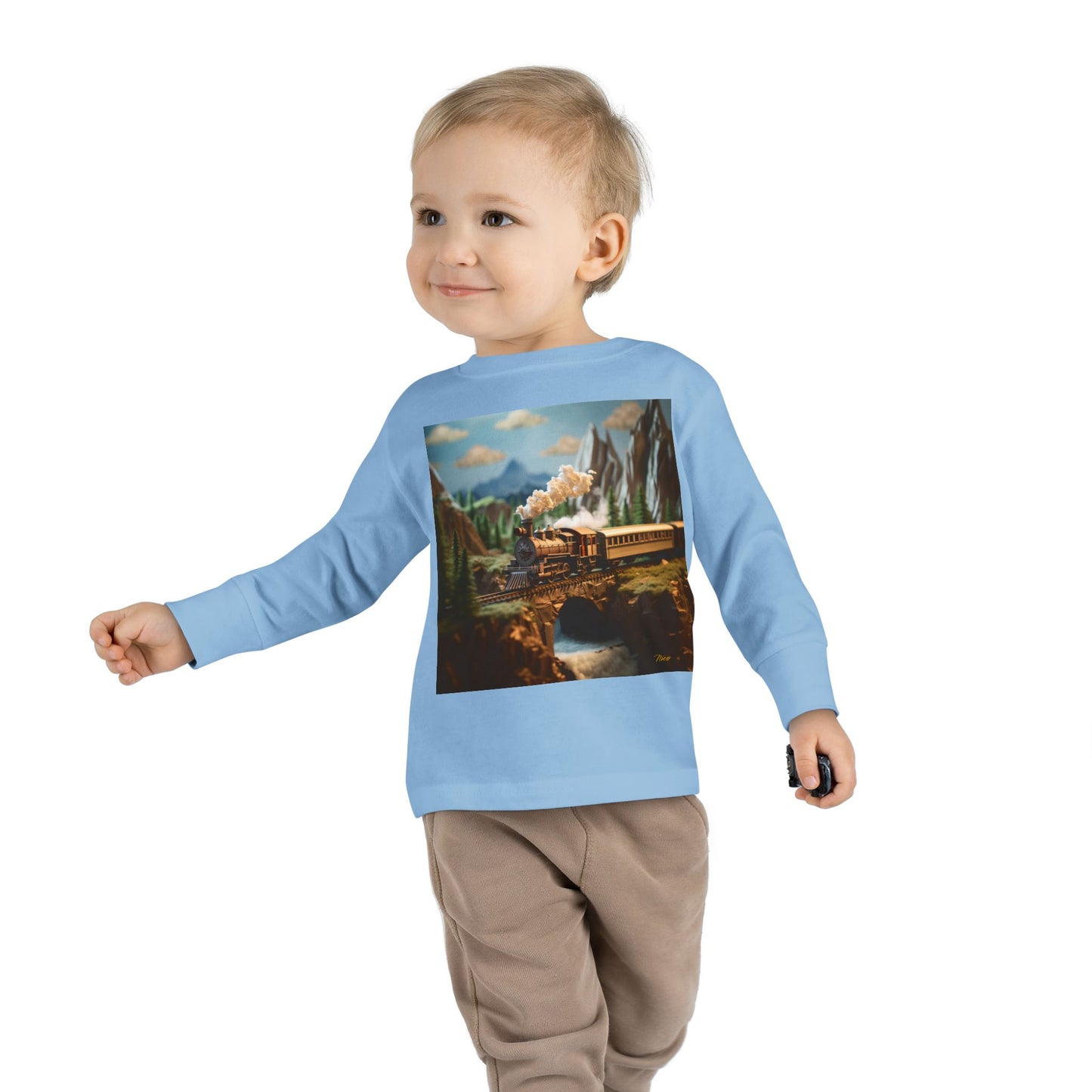 Orient Express Series Print #5 Toddler Long Sleeve Tee