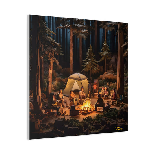 Campfire Series Print #8 - Streched Matte Canvas Print, 1.25" Thick