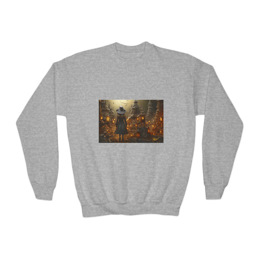 Halloween 2024 Series Print #3 Youth Crewneck Sweatshirt