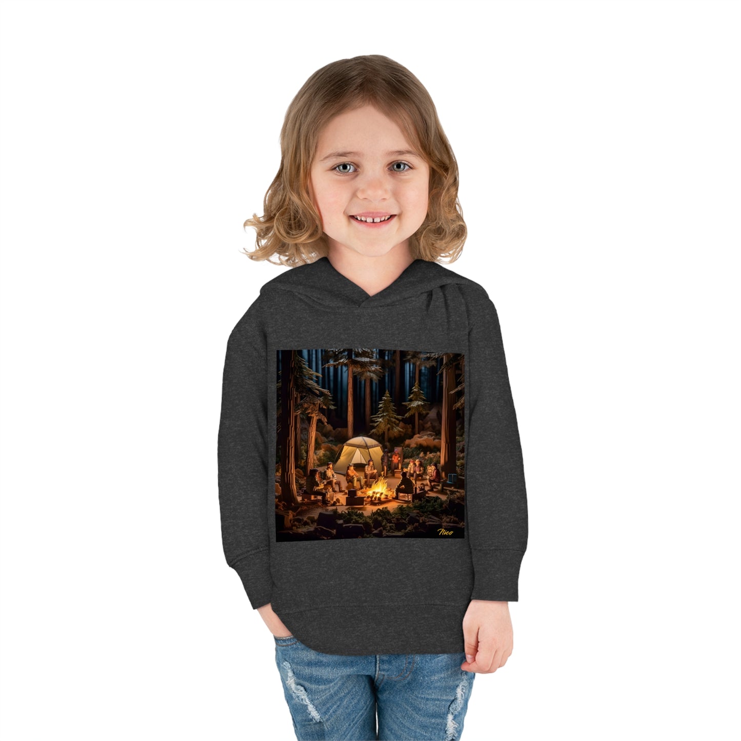 Under The Starry Skies Series Print #4 Toddler Pullover Fleece Hoodie