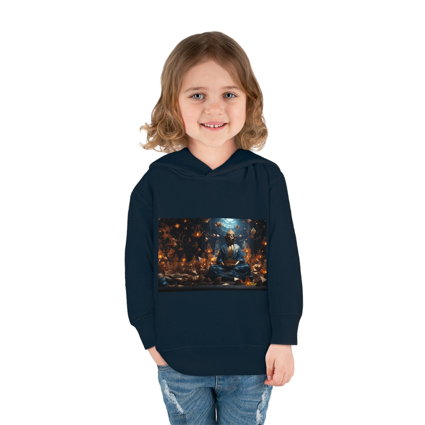 Ascending Buddah Series Print #1 Toddler Pullover Fleece Hoodie