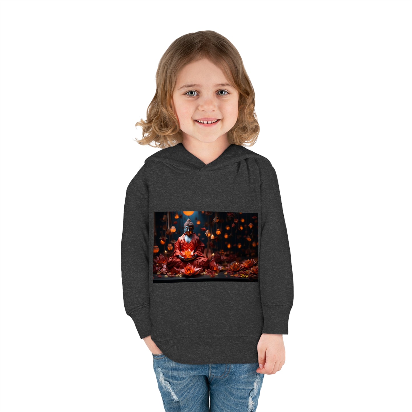 Ascending Buddah Series Print #2 Toddler Pullover Fleece Hoodie