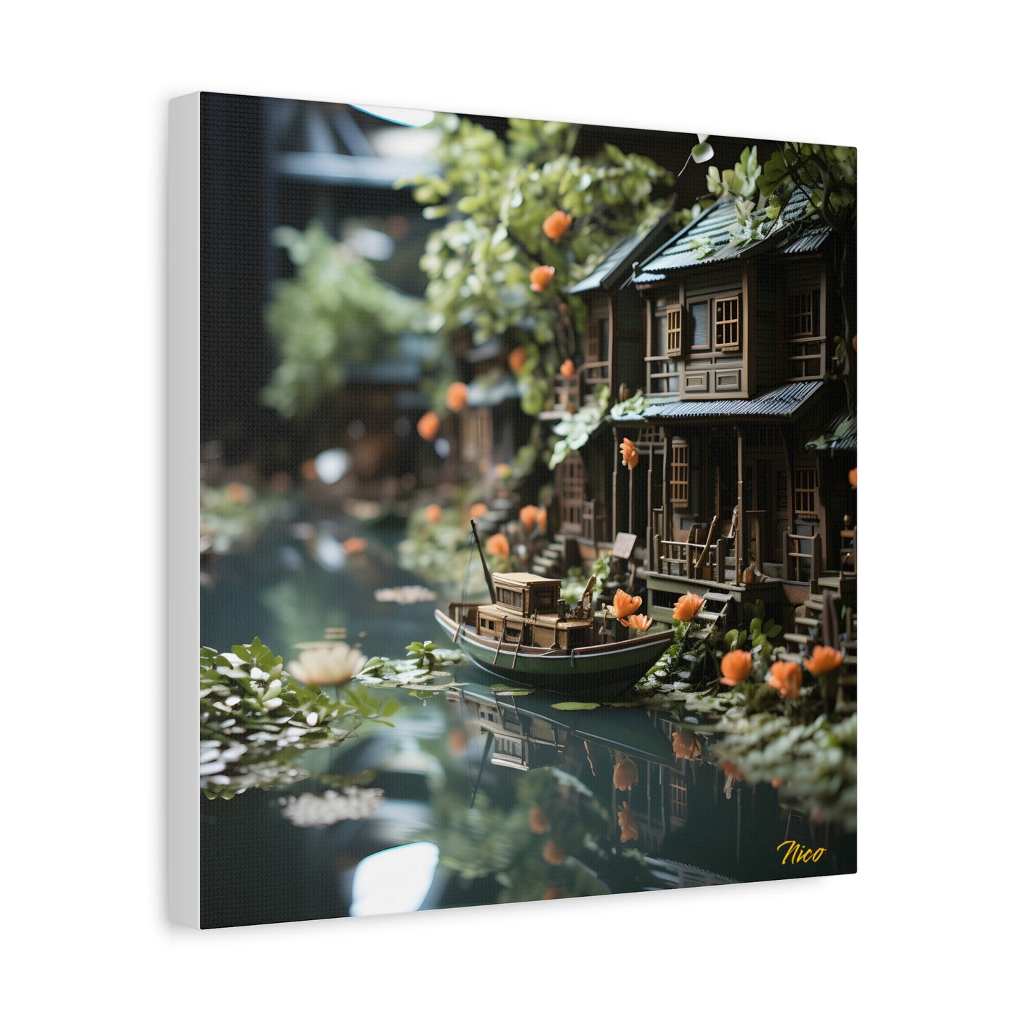 Born On A Bayou Print #9 - Streached Matte Canvas Print, 1.25" Thick