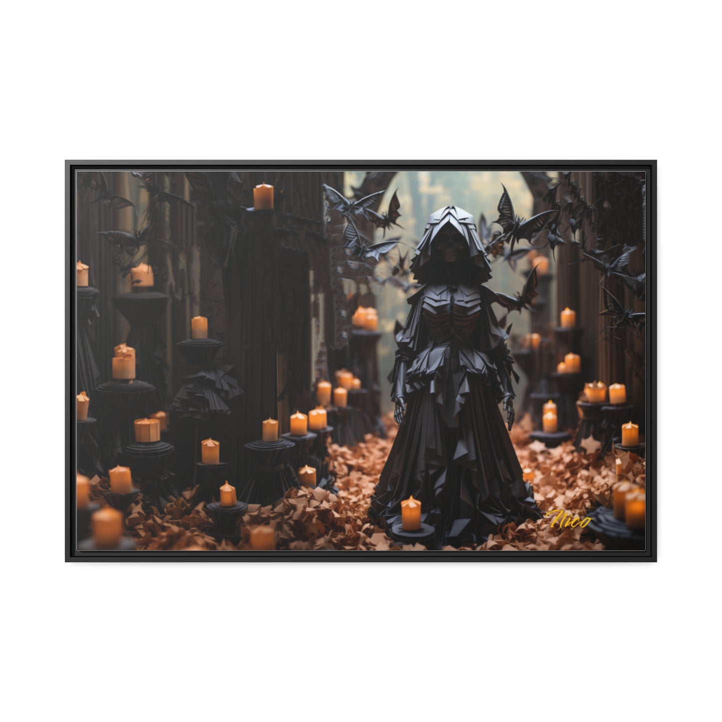 Halloween 2023 Series Print #5 - Black Framed Canvas Print