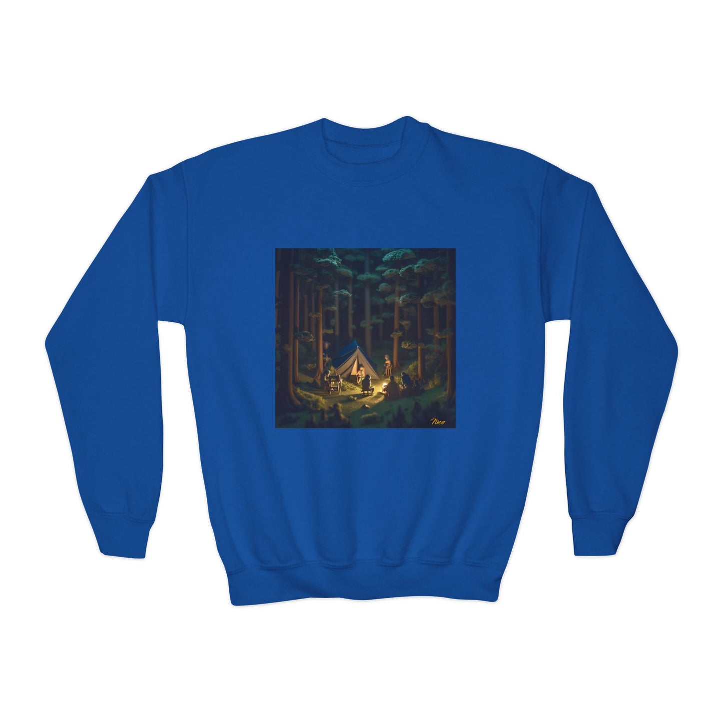 Under The Starry Skies Series Print #6 Youth Crewneck Sweatshirt