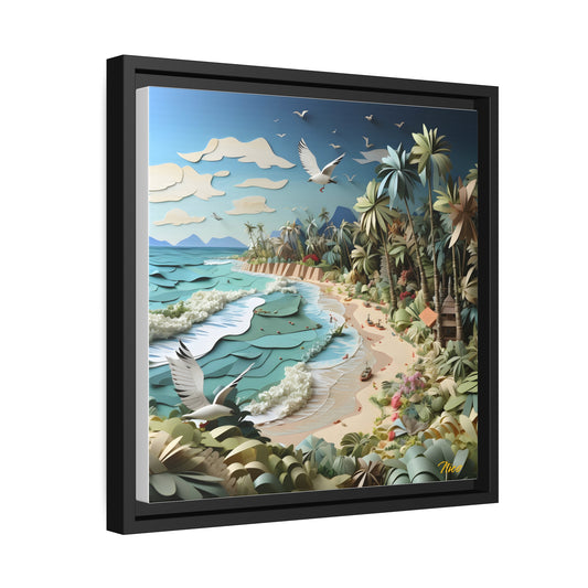 By The Seaside Series Print #8 - Black Framed Canvas Print