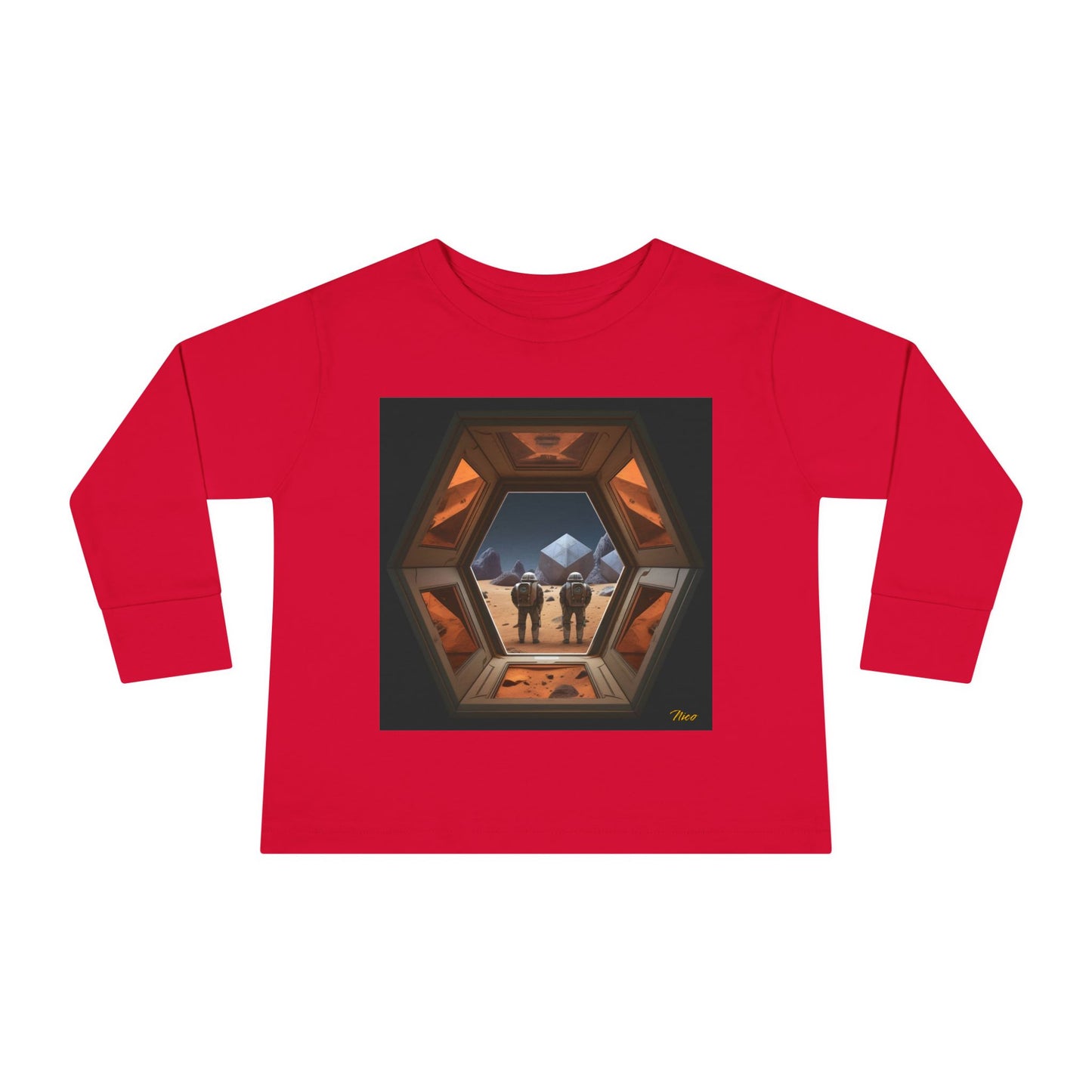 Elons' Dream Series Print #6 Toddler Long Sleeve Tee