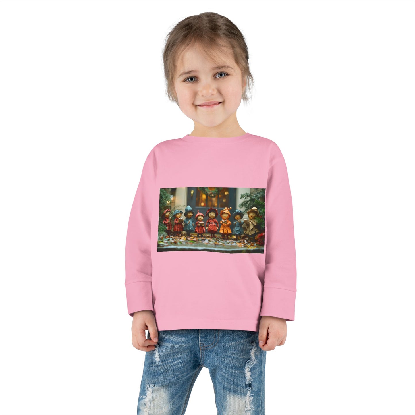 Chirstmas 2024 Series Print #12 Toddler Long Sleeve Tee