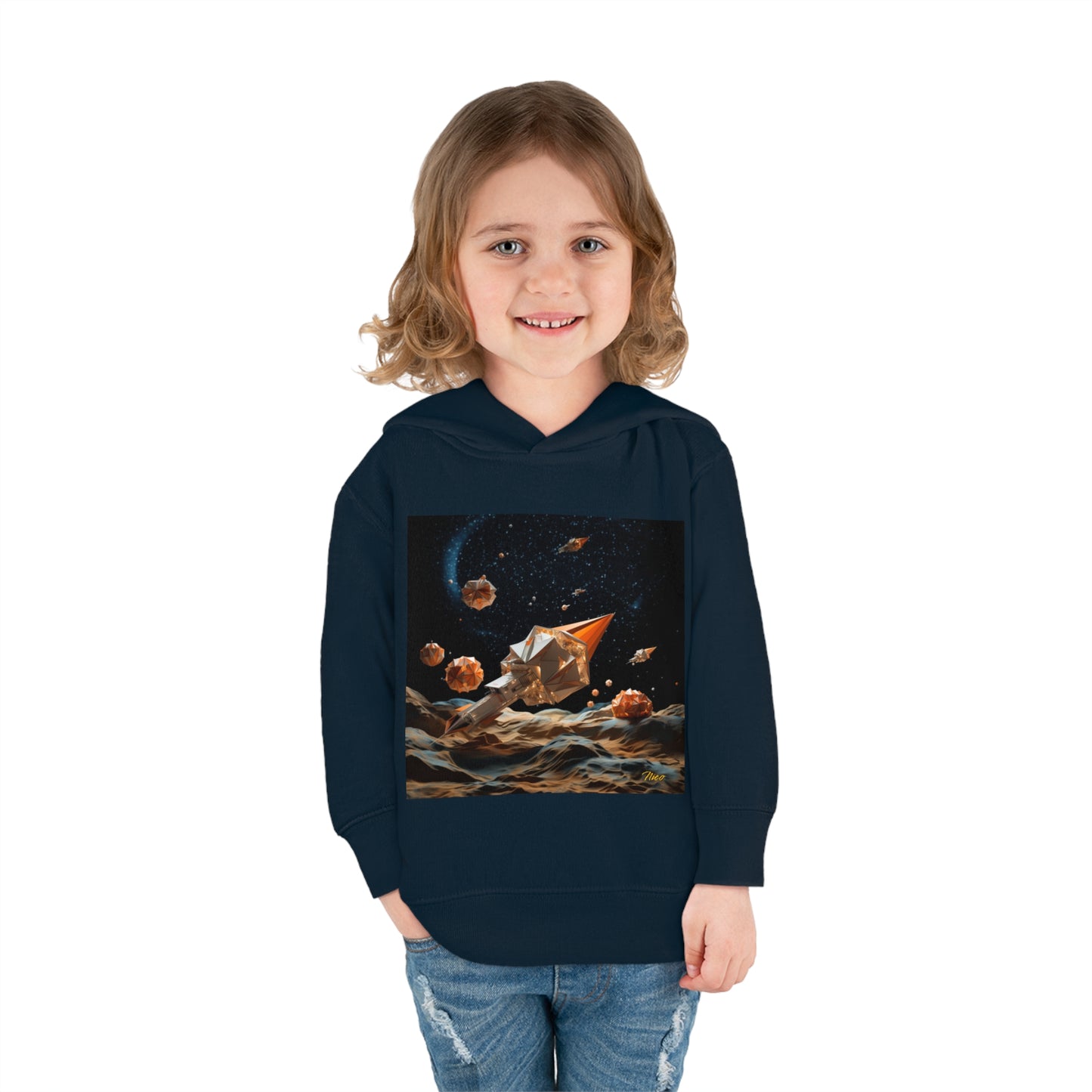 Elons' Dream Series Print #3 Toddler Pullover Fleece Hoodie