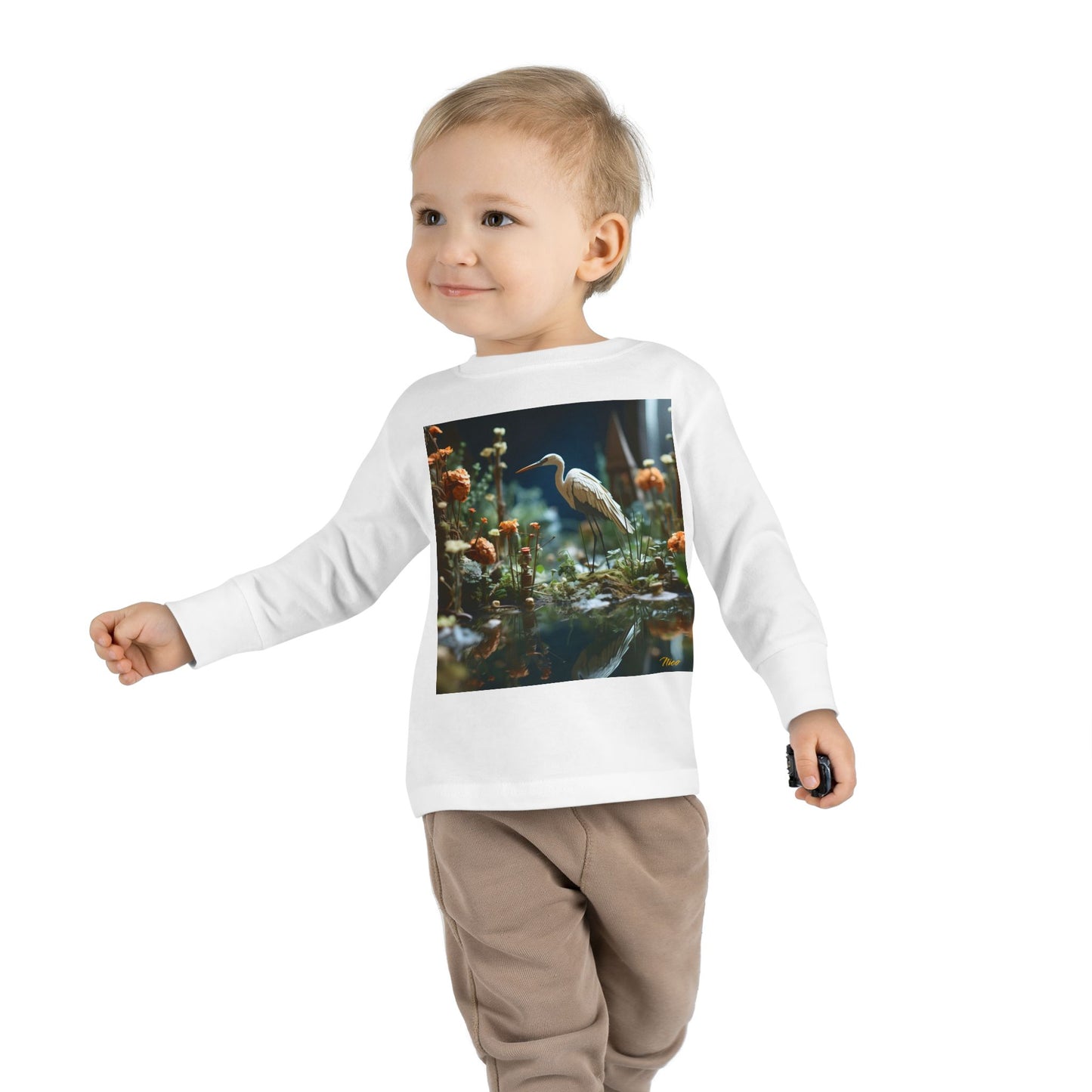 Born On A Bayou Series Print #1 Toddler Long Sleeve Tee