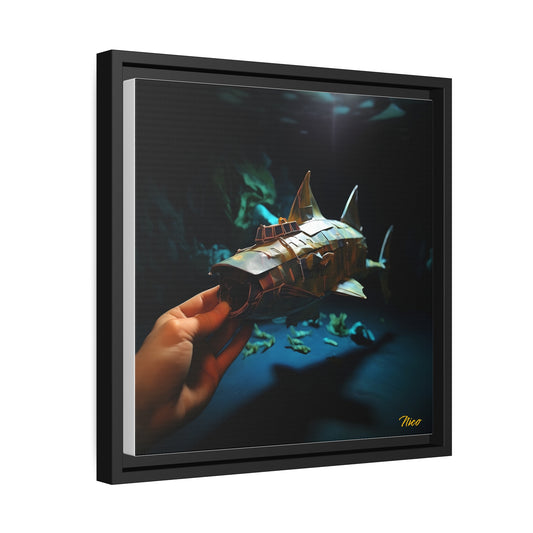 20,000 Under The Sea Series Print #4 - Black Framed Canvas Print