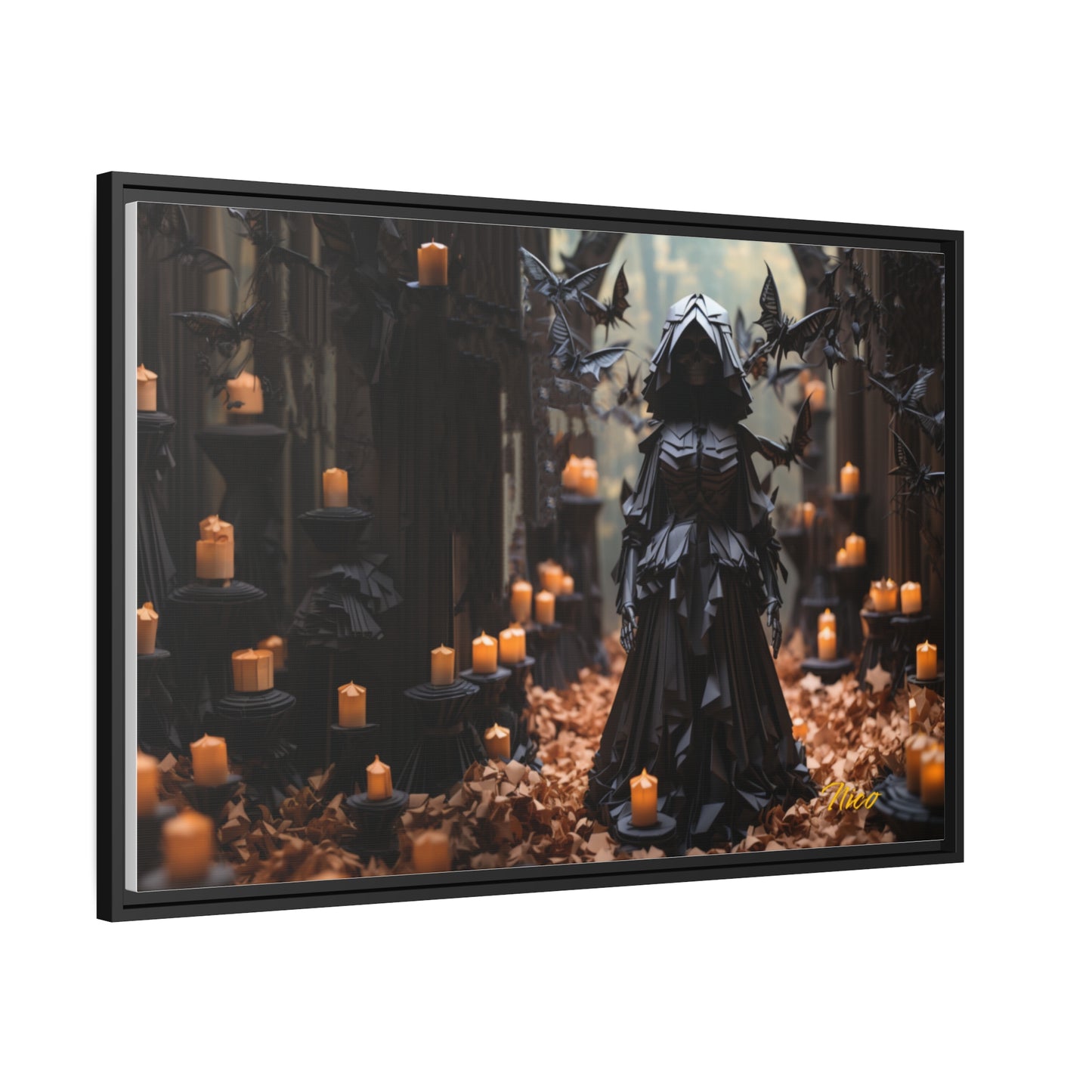 Halloween 2023 Series Print #5 - Black Framed Canvas Print