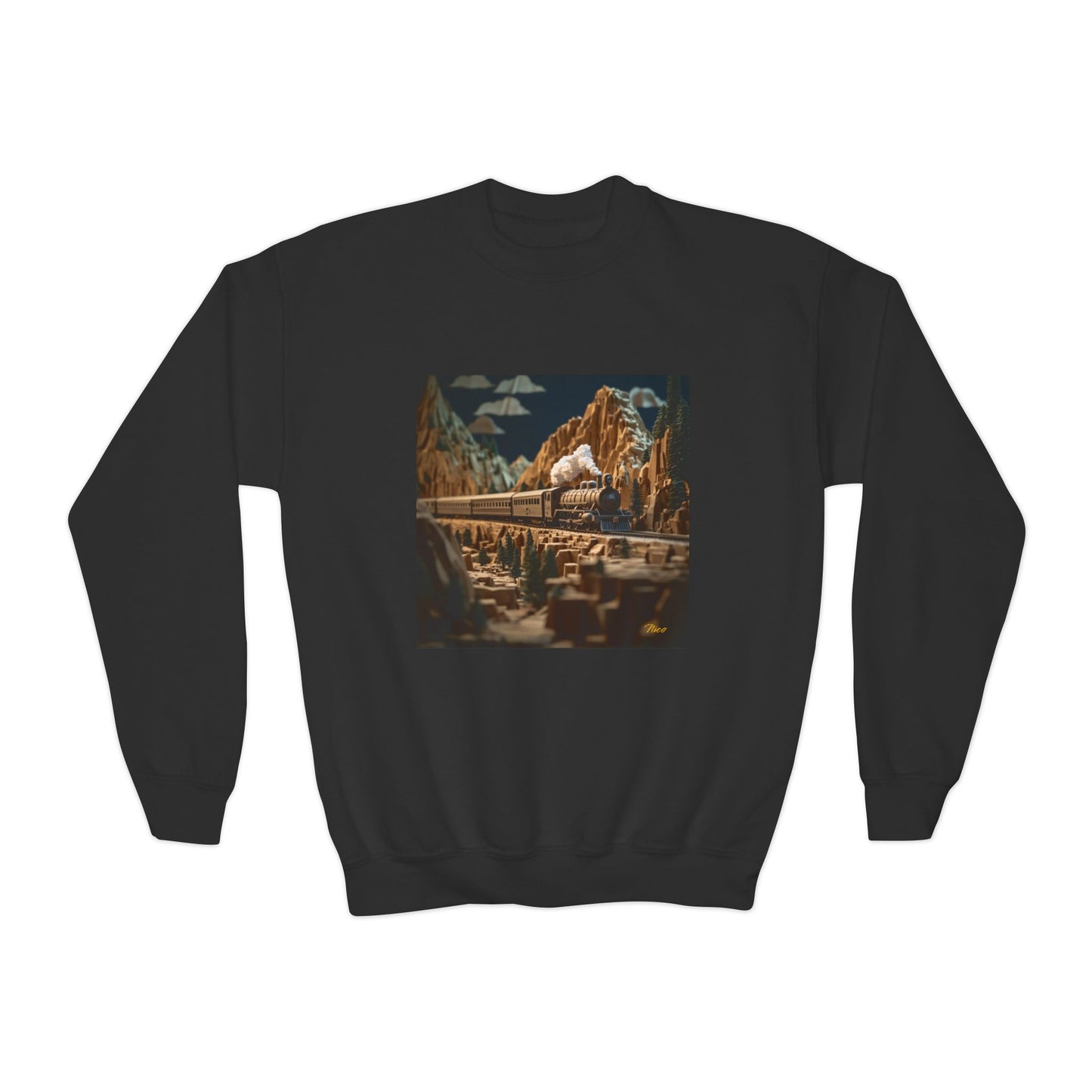 Orient Express Series Print #9 Youth Crewneck Sweatshirt