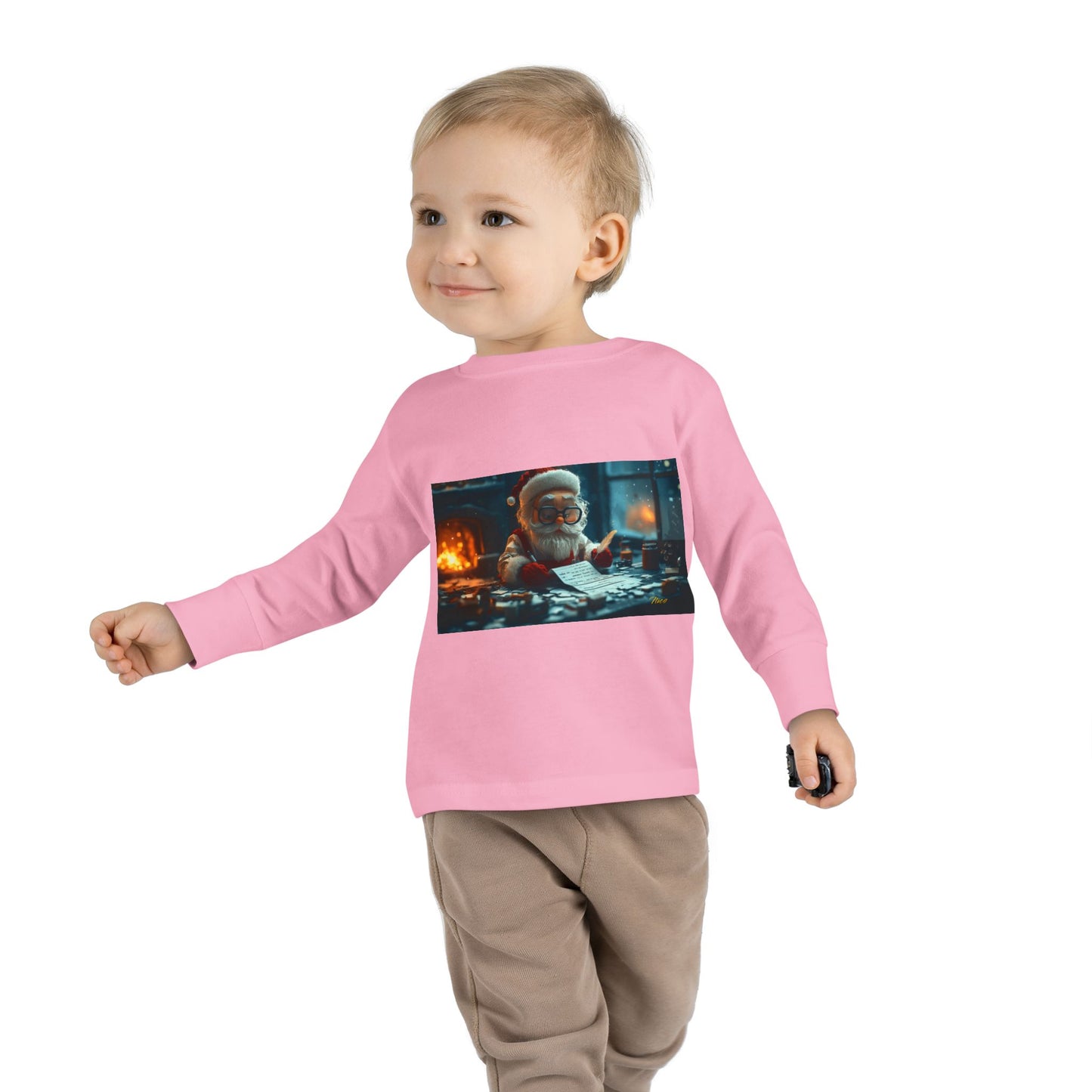 Chirstmas 2024 Series Print #1 Toddler Long Sleeve Tee