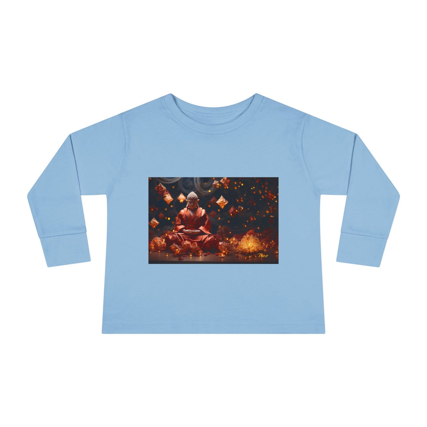 Ascending Buddha Series Print #7 Toddler Long Sleeve Tee