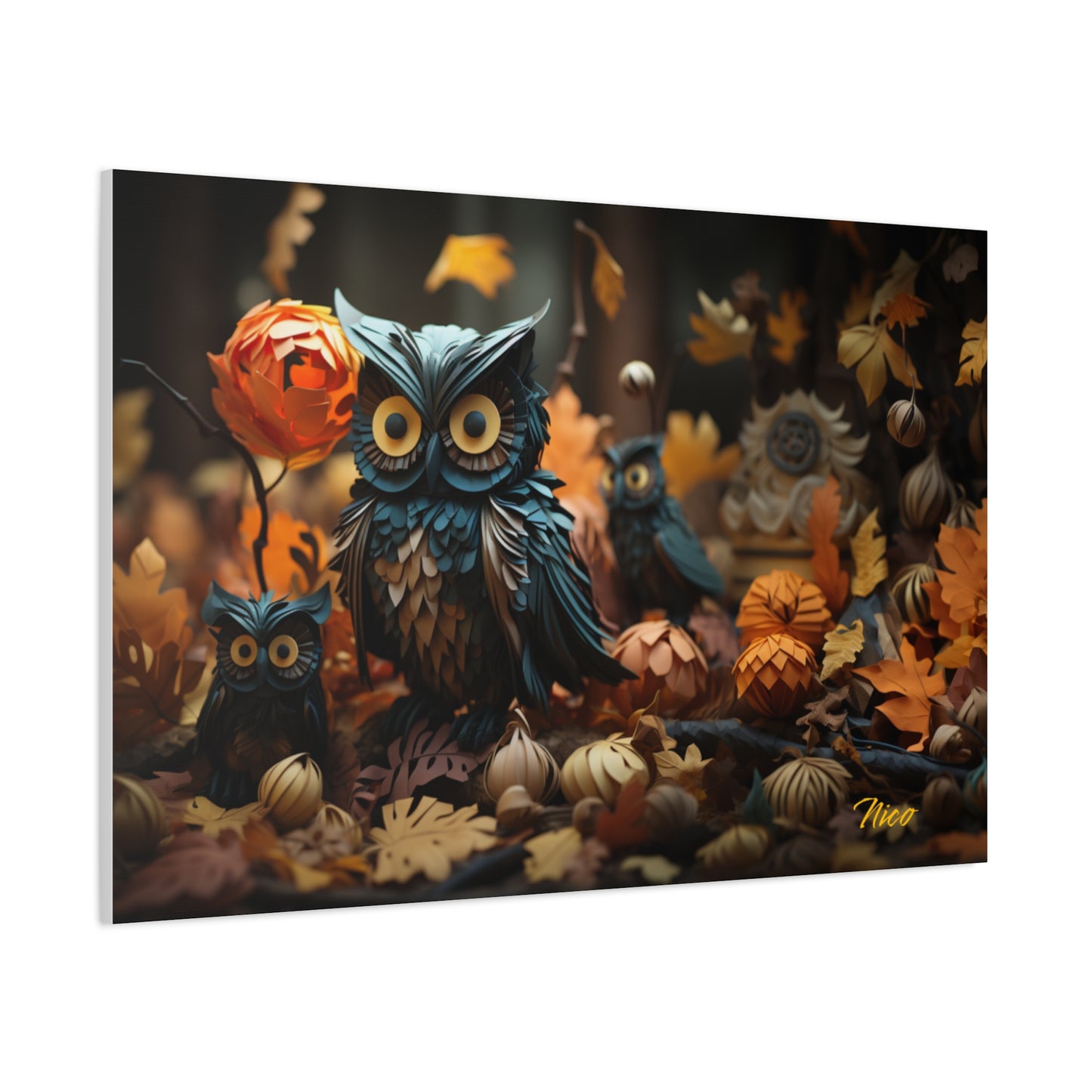 Halloween 2023 Series Print #8 - Streched Matte Canvas Print, 1.25" Thick