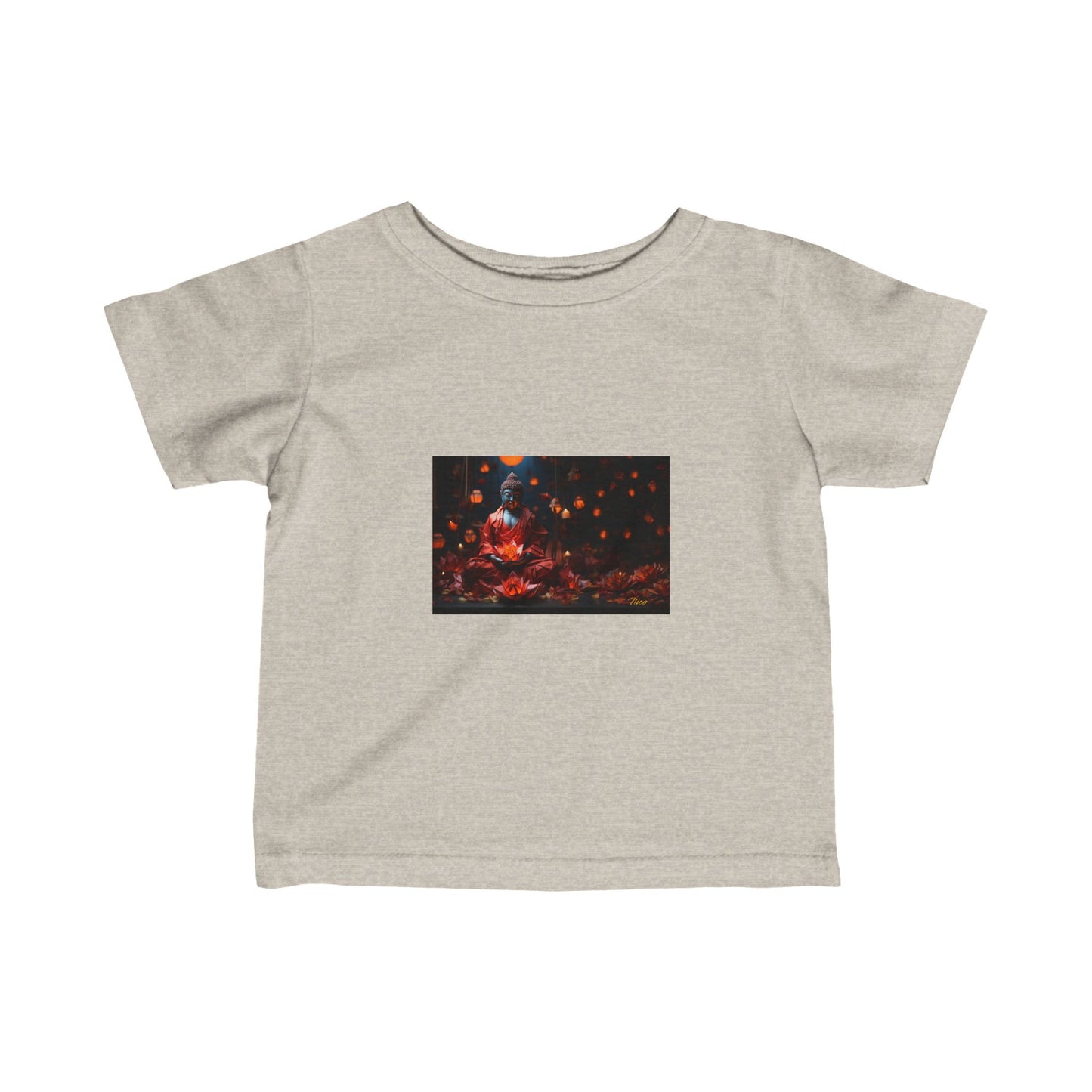 Ascending Buddah Series Print #2 Series Print #10 Infant Fine Jersey Tee