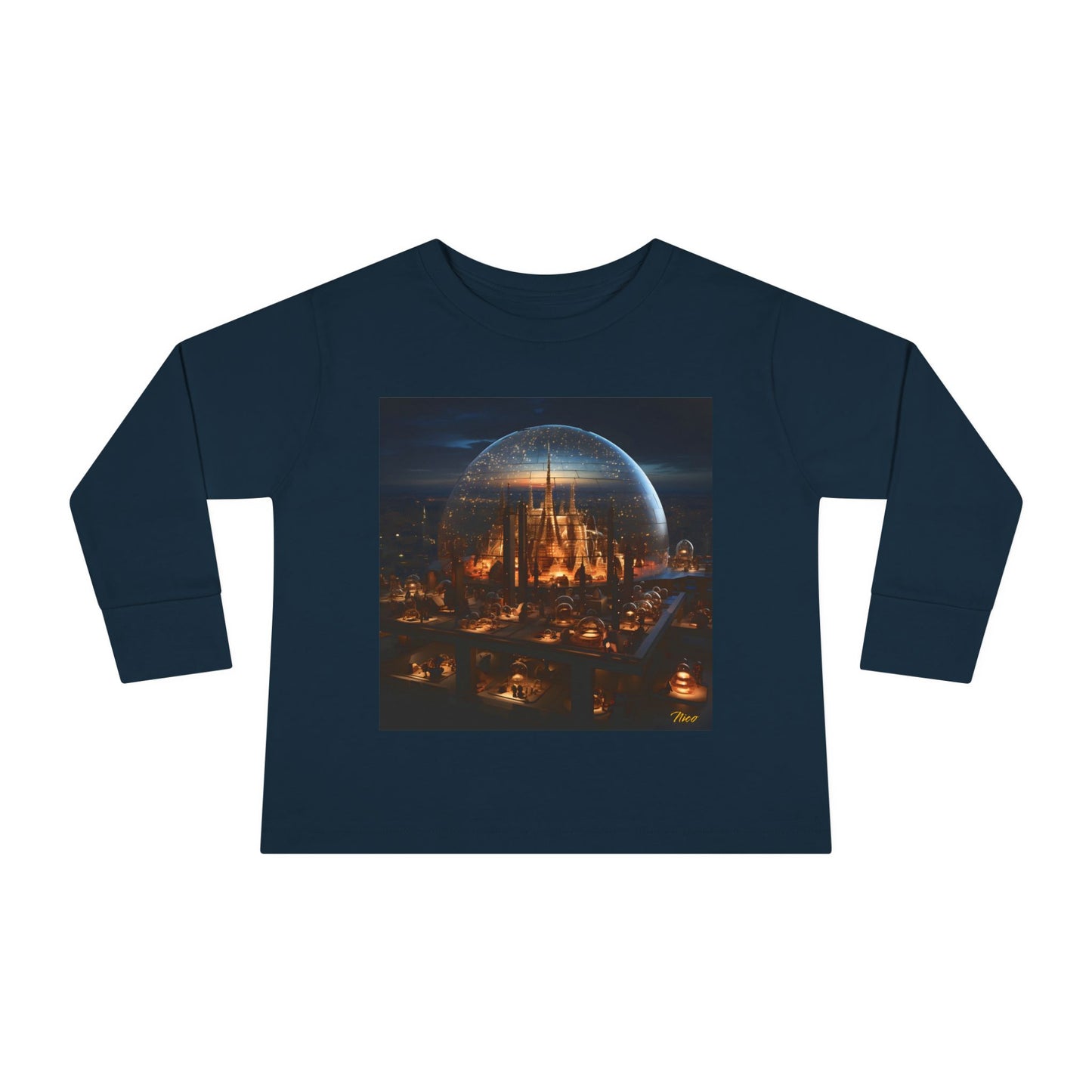 Elons' Dream Series Print #10 Toddler Long Sleeve Tee