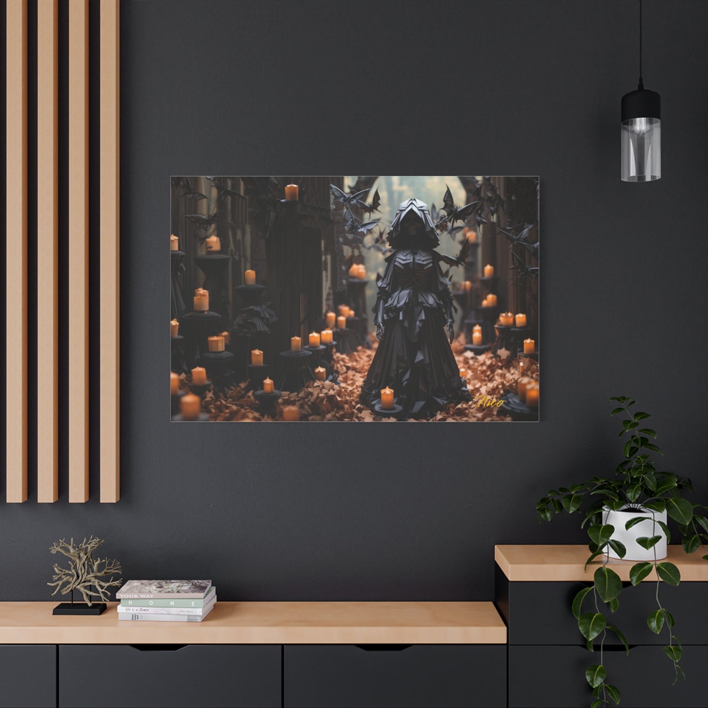 Halloween 2023 Series Print #5 - Streched Matte Canvas Print, 1.25" Thick