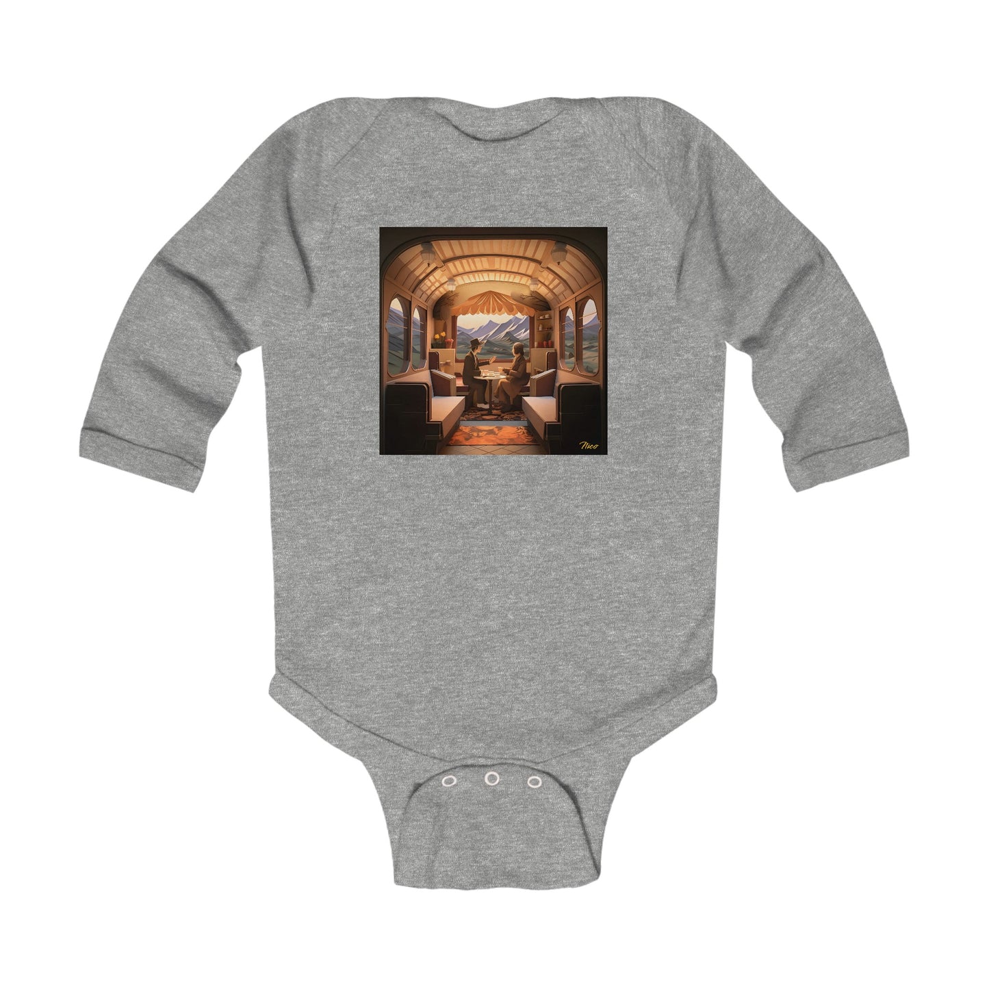 Orient Express Series Print #10 Infant Long Sleeve Bodysuit