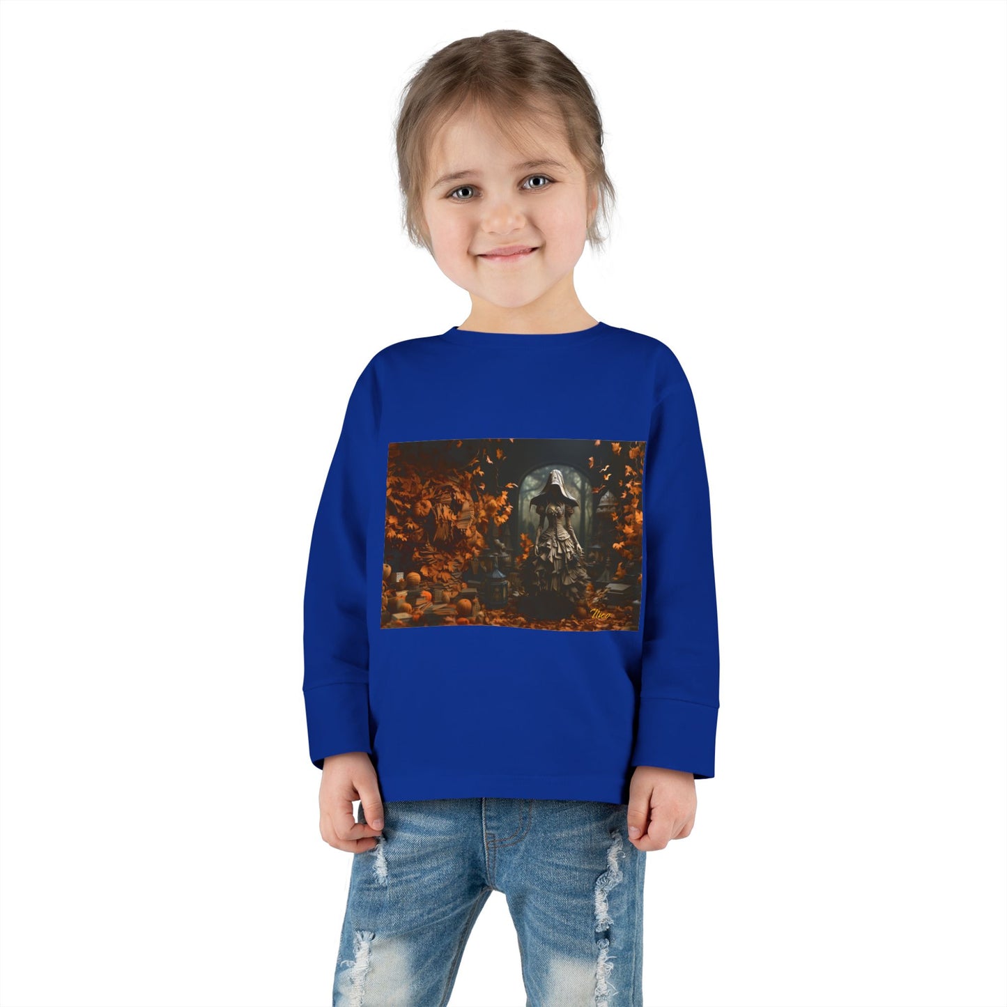 Halloween 2024 Series Print #7 Toddler Long Sleeve Tee