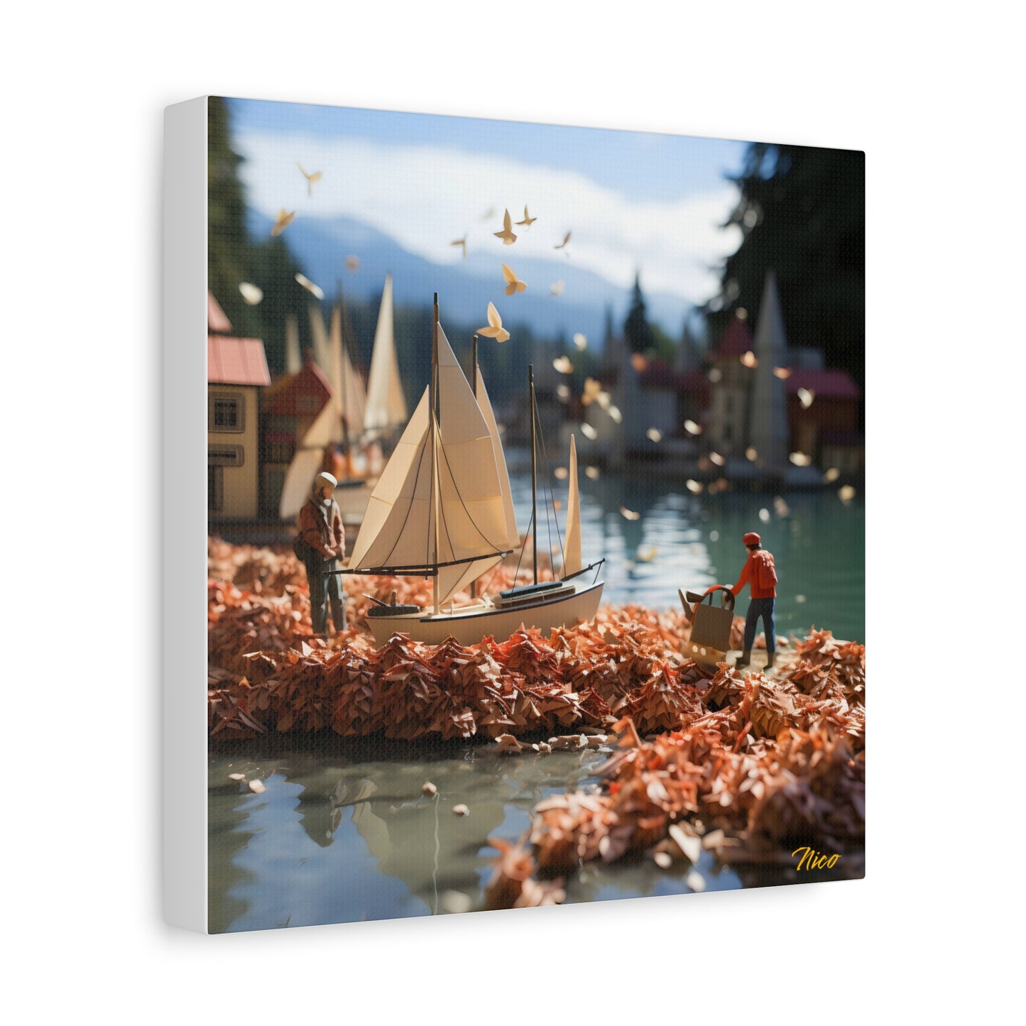 On The Docks By The Bay Series Print #5 - Streched Matte Canvas Print, 1.25" Thick