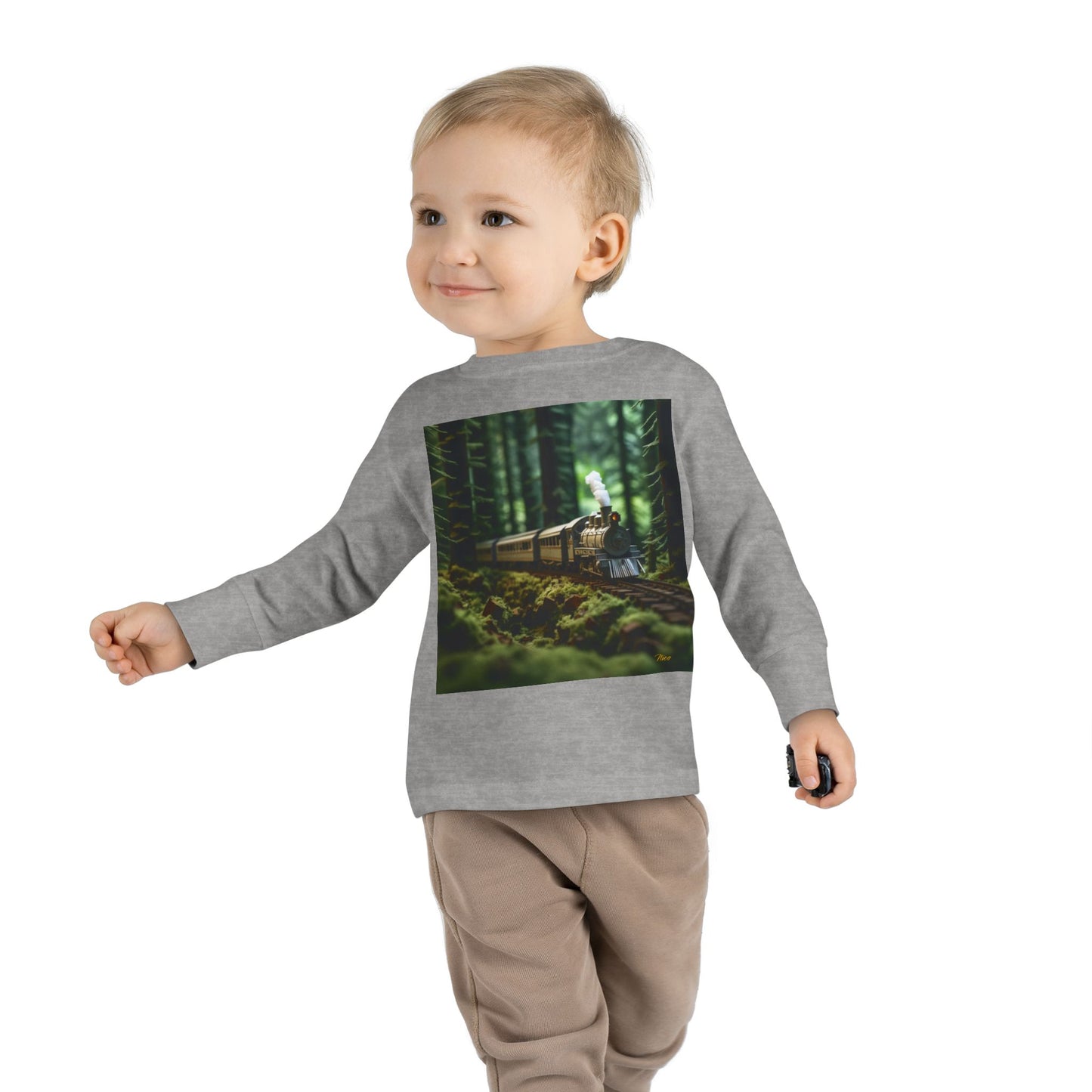 Orient Express Series Print #7 Toddler Long Sleeve Tee