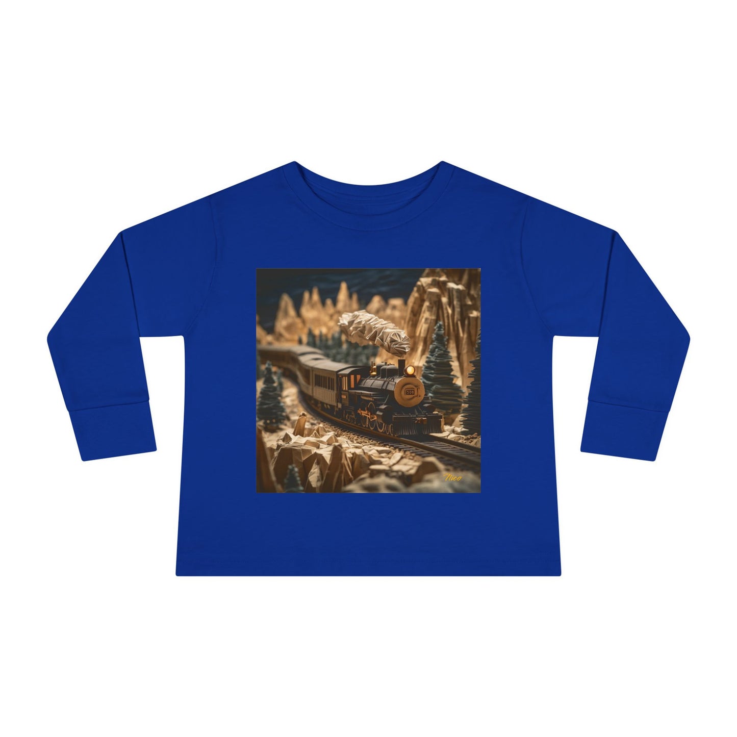 Orient Express Series Print #1 Toddler Long Sleeve Tee